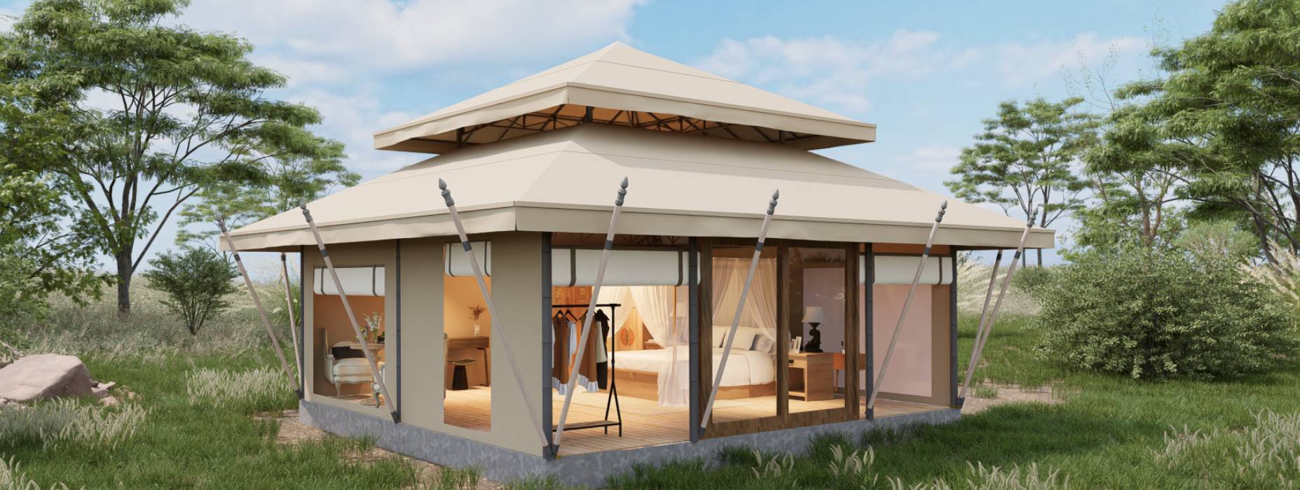 博湖县户外野奢帐篷